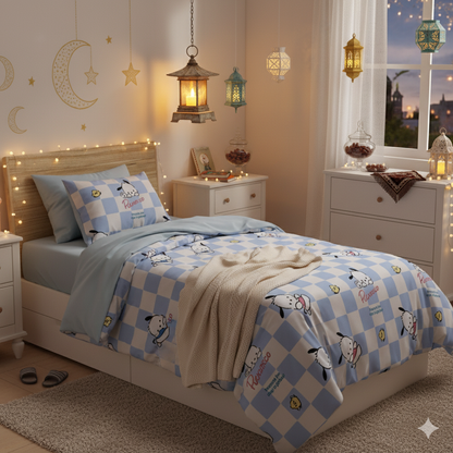 Kids Quilt 4-Piece Quilt Set – Soft & Cozy Premium Kids Bed Set (200×120 cm)