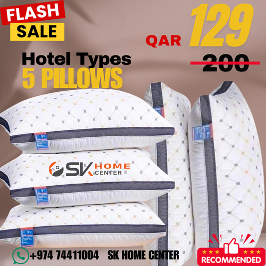 Hotel Type 5 pillows(QAR 129)