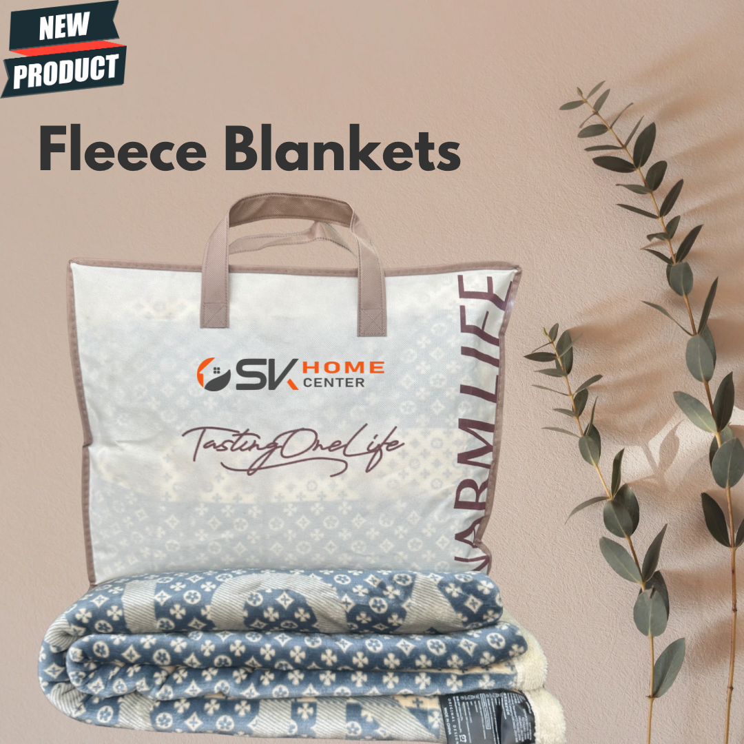 Sherpa Throw Fleece Blanket: Cozy Comfort Redefined - SK HOME CENTER