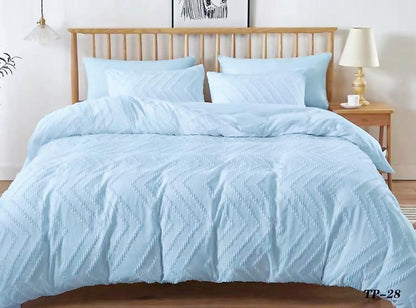 6-Piece Embroidered Duvet Cover Set – King Size | 100% Cotton