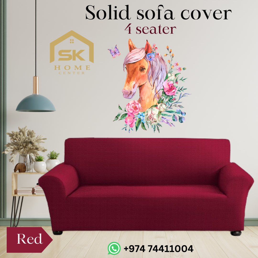 Modern sofa cover solid colors - SK HOME CENTER