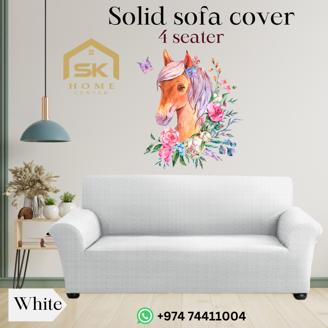 Modern sofa cover solid colors - SK HOME CENTER