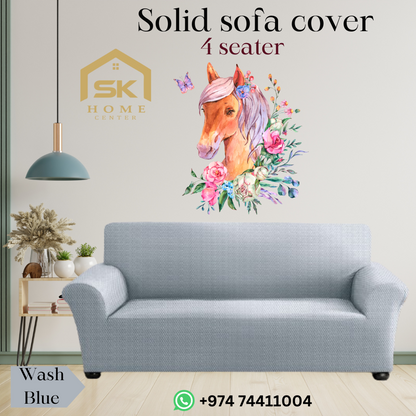 Modern sofa cover solid colors - SK HOME CENTER