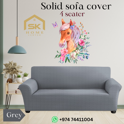 Modern sofa cover solid colors - SK HOME CENTER