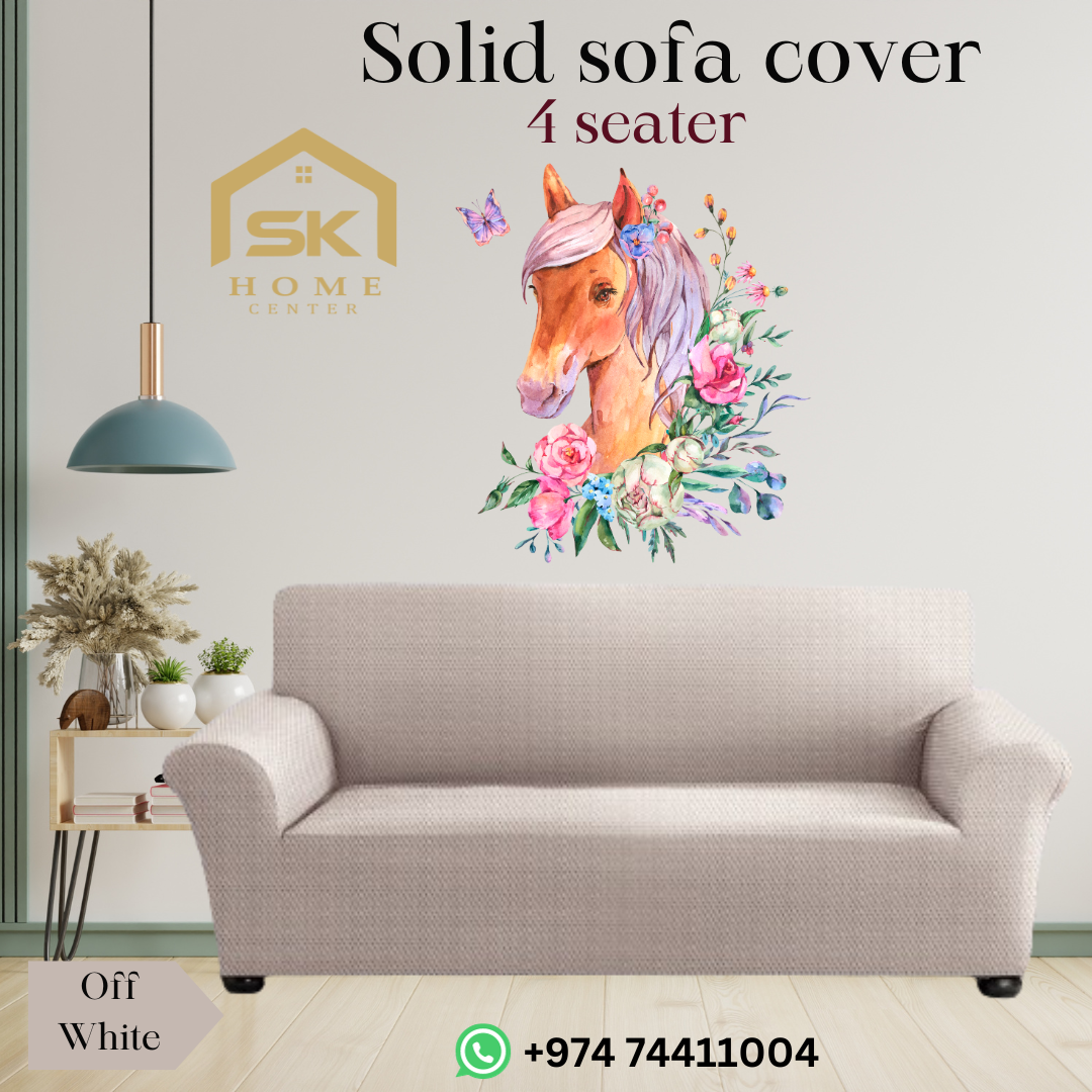 Modern sofa cover solid colors - SK HOME CENTER