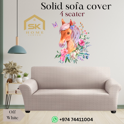 Modern sofa cover solid colors - SK HOME CENTER