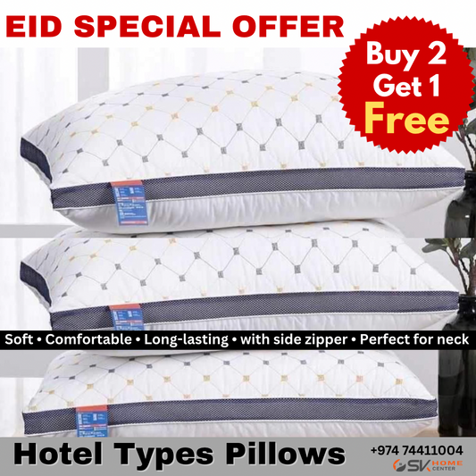 Hotel Types Embroidery Pillows | Buy 2 Get 1 Free