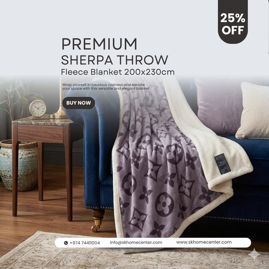 Sherpa Throw Fleece Blanket: Cozy Comfort Redefined