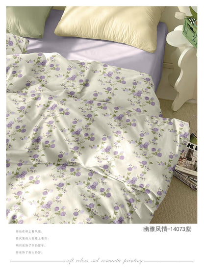 مفرش سرير خفيف الوزن لموسم الصيف - طقم لحاف مكيف 6 قطع - مقاس كينغ 220×240 سم