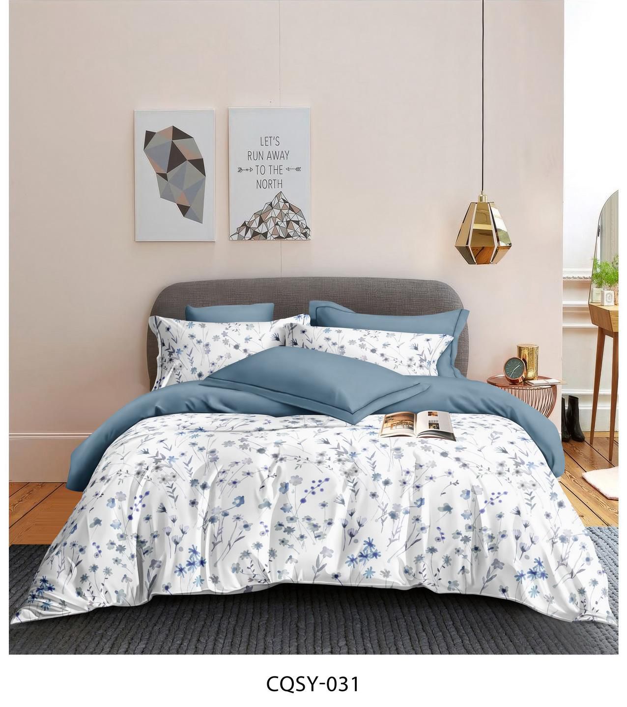 Luxury King Size Premium Quality 6-Piece Floral Print Duvet cover Set