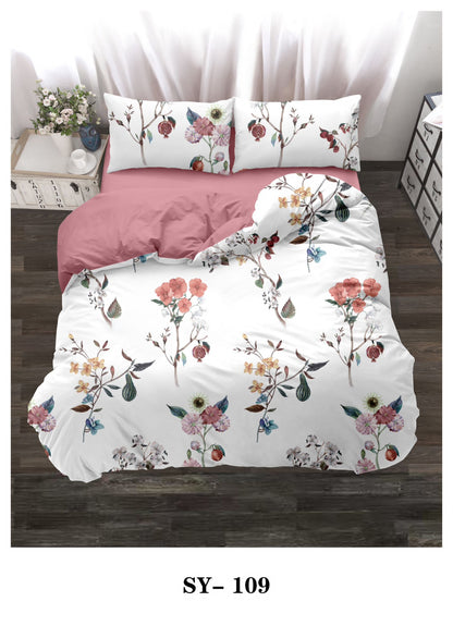 طقم غطاء لحاف بنقشة مقاس كينج مكون من 6 قطع