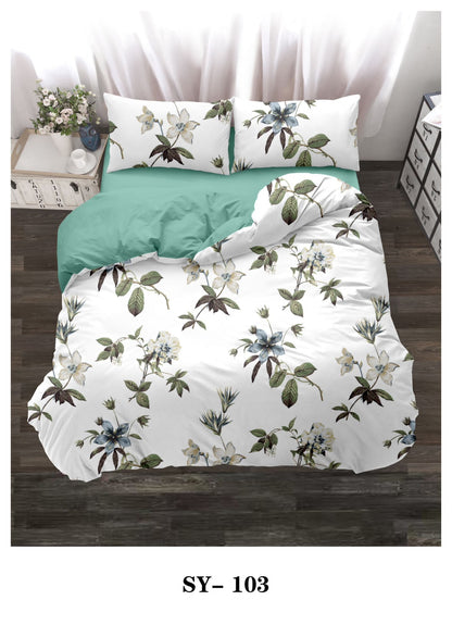 طقم غطاء لحاف بنقشة مقاس كينج مكون من 6 قطع