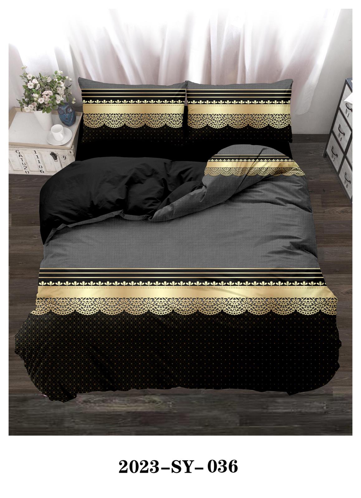 New Collection King size duvet cover 6in1 set - SK HOME CENTER