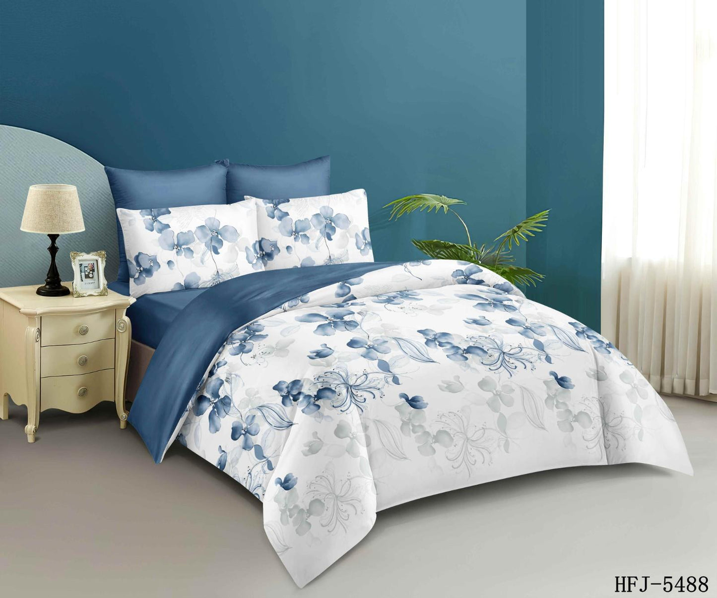 Queen size duvet cover set 4in1 - SK HOME CENTER