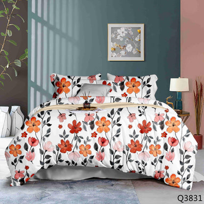 Queen size duvet cover set 4in1 - SK HOME CENTER